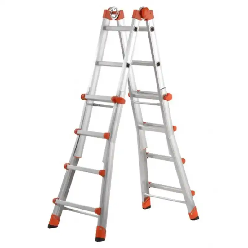 Escalera telescopica gierre 4 + 4 peldaños al020 - Escaleras telescópicas