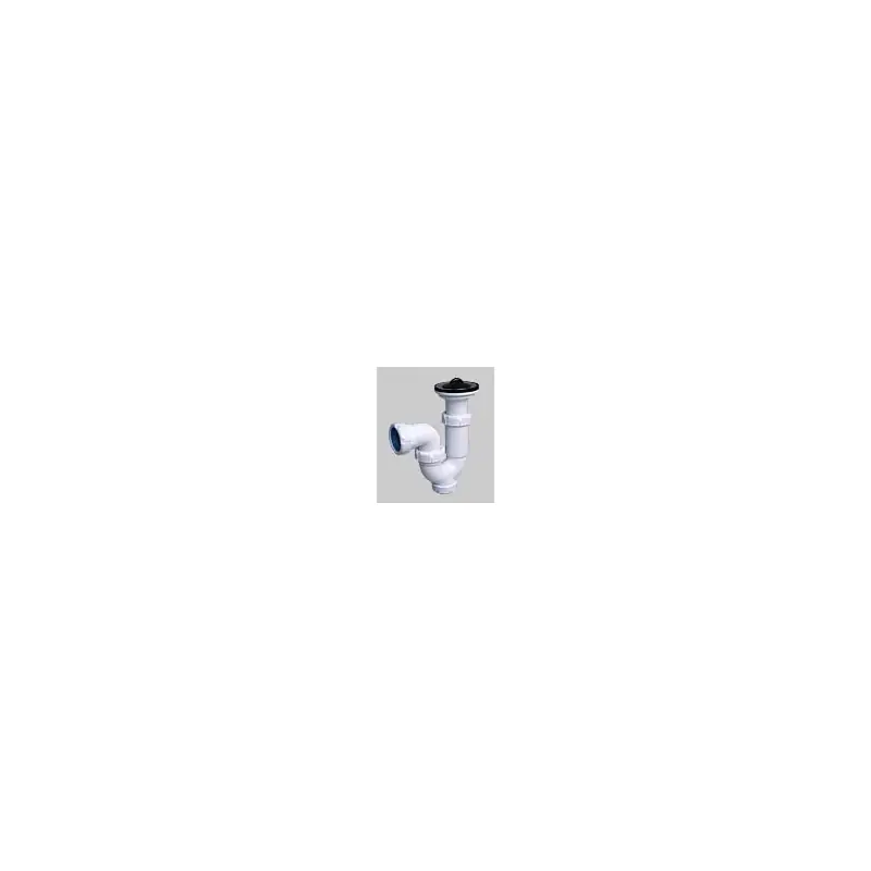 Sifon curvo c/ valvula jimtem s-25 1 1/2 extensible horizontal