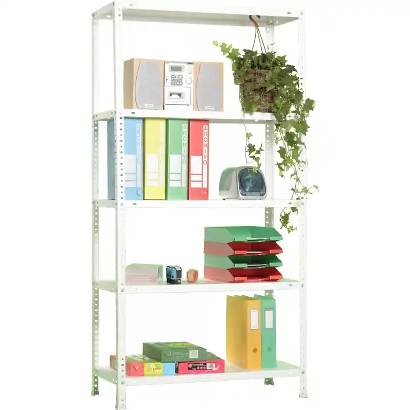 Estanteria simon 400 economic blanca 180 x 90 x 40cm - Estanter?as met?licas