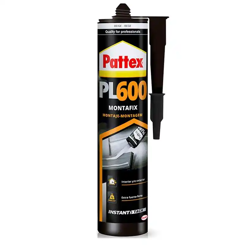 Adhesivo montaje pattex montafix pl 600 300 ml 1716 - Adhesivos de montaje