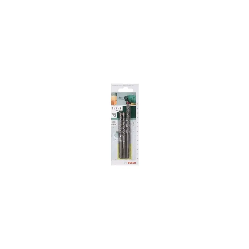 Set 3 brocas uneo bosch hormigon - Brocas SDS
