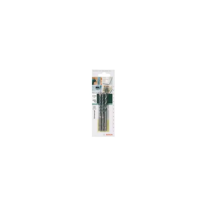 Set 3 brocas uneo bosch multiusos - Brocas SDS