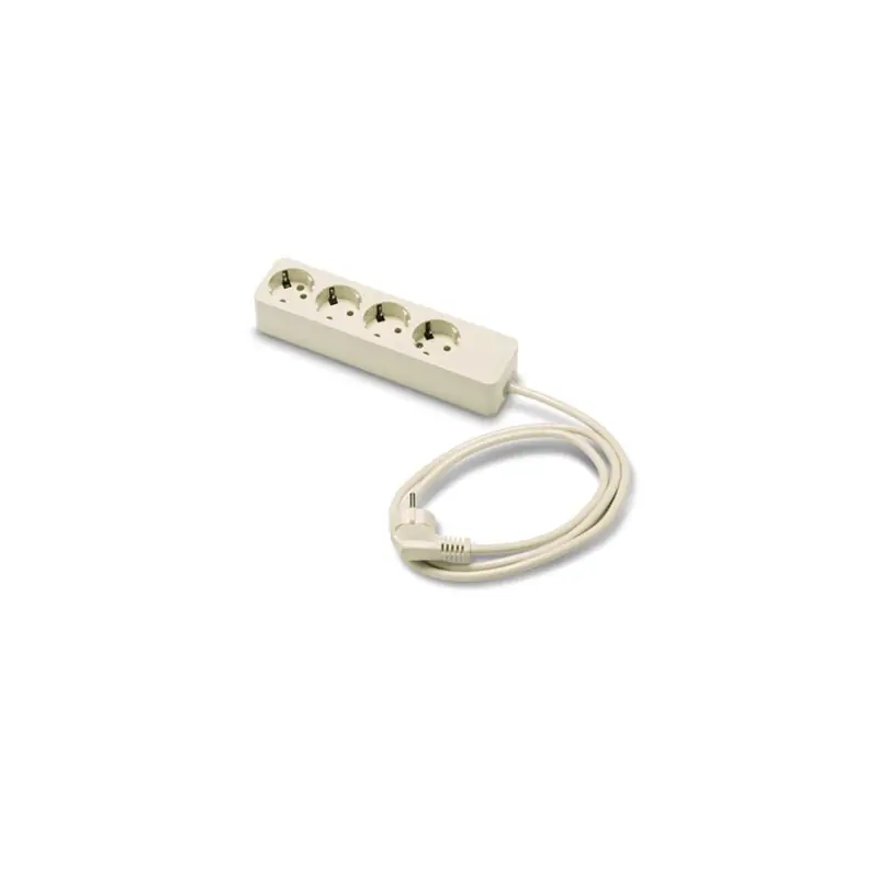 Base enchufe 4 tomas 1,5 metros cable toma tierra - Regletas de enchufes