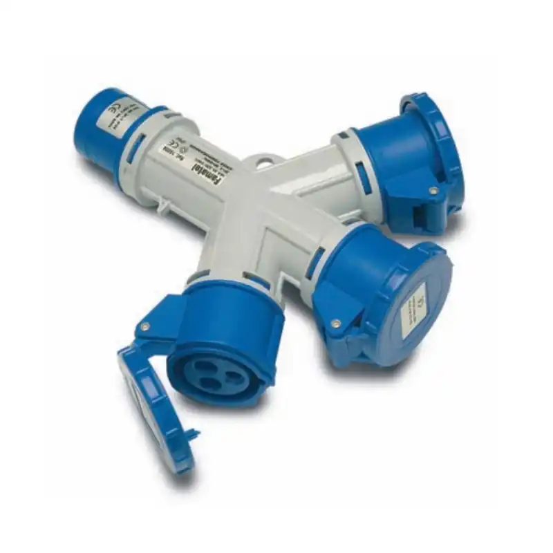 Adaptador industrial ip44 15006 - Ladrón enchufe
