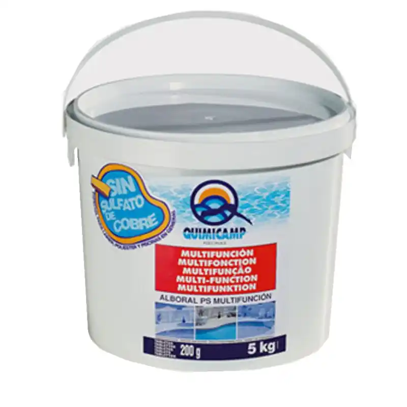 Cloro multifuncion con sulfato quimicamp 250gr 10 tabletas 5kg - Cloro piscina
