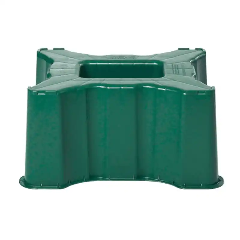 Base para deposito agua graf rectangular verde 300l - Dep?sitos de agua