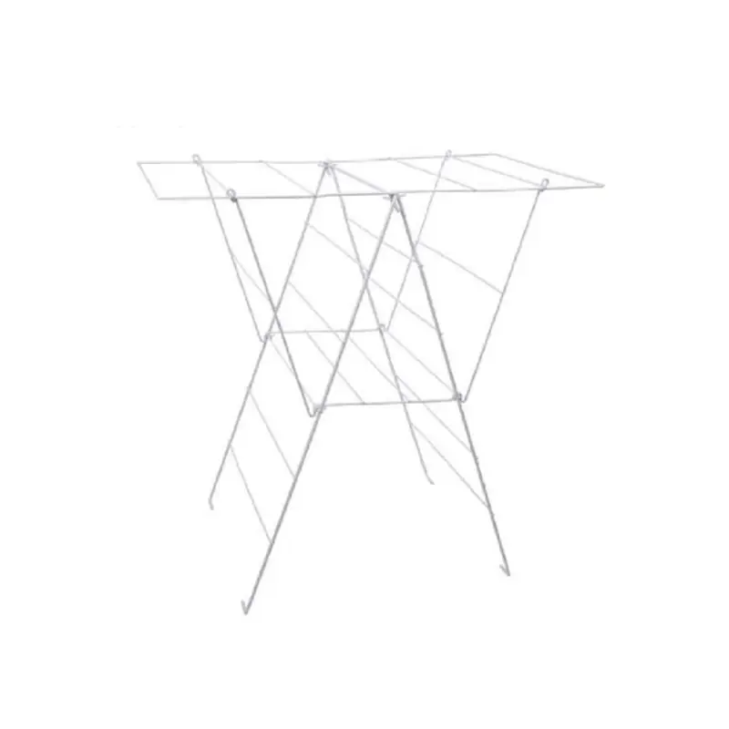 Tendedero plegable sauvic plastificado blanco 15m