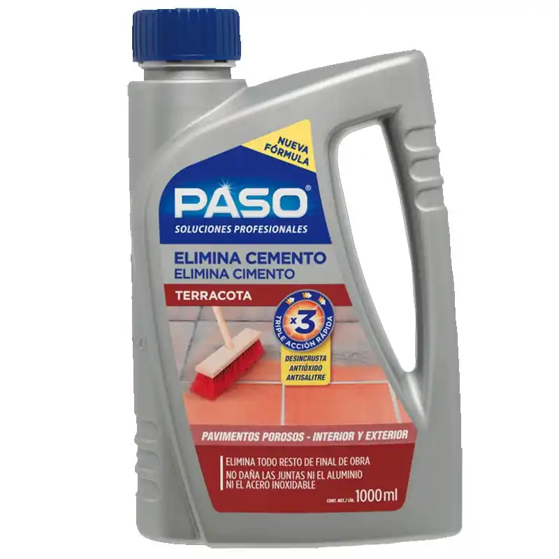 Elimina cemento terracota paso suelos porosos 1l - Limpiador