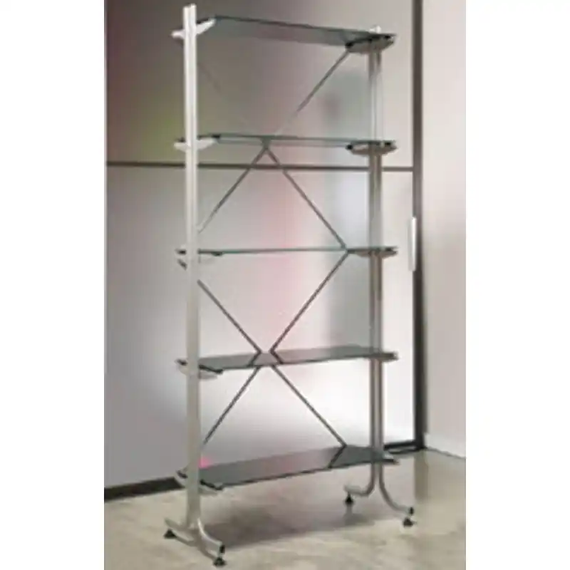 Estanteria metalica olly-g 179 x 78 x 30cm negro