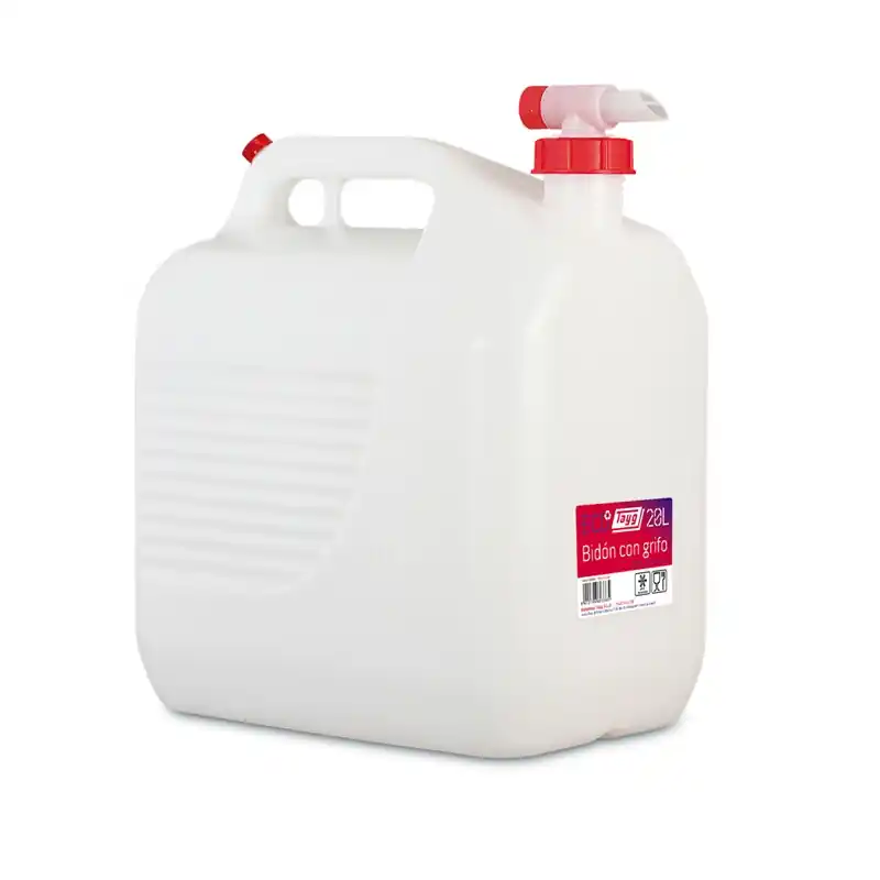 Bidon con grifo tayg uso alimentario blanco 20l - Bidon de gasolina