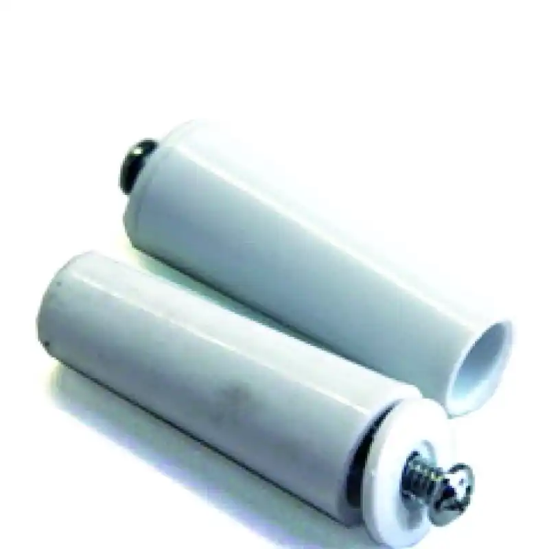 Tope persiana kylate 60mm blanco - Topes persiana y poleas