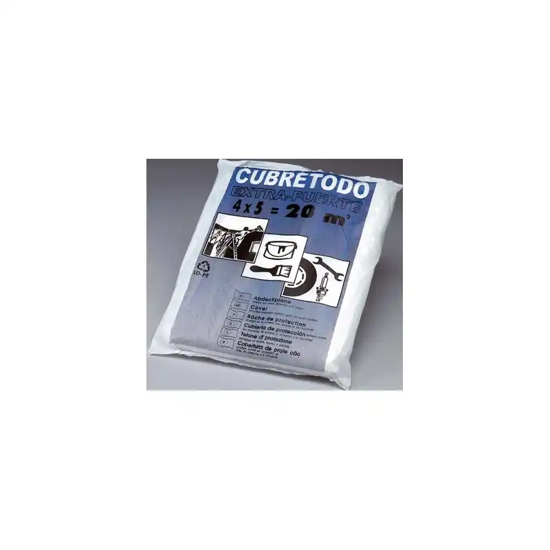 Funda cubretodo grueso barbosa 4 x 5 m 40 mcr - Plastico protector