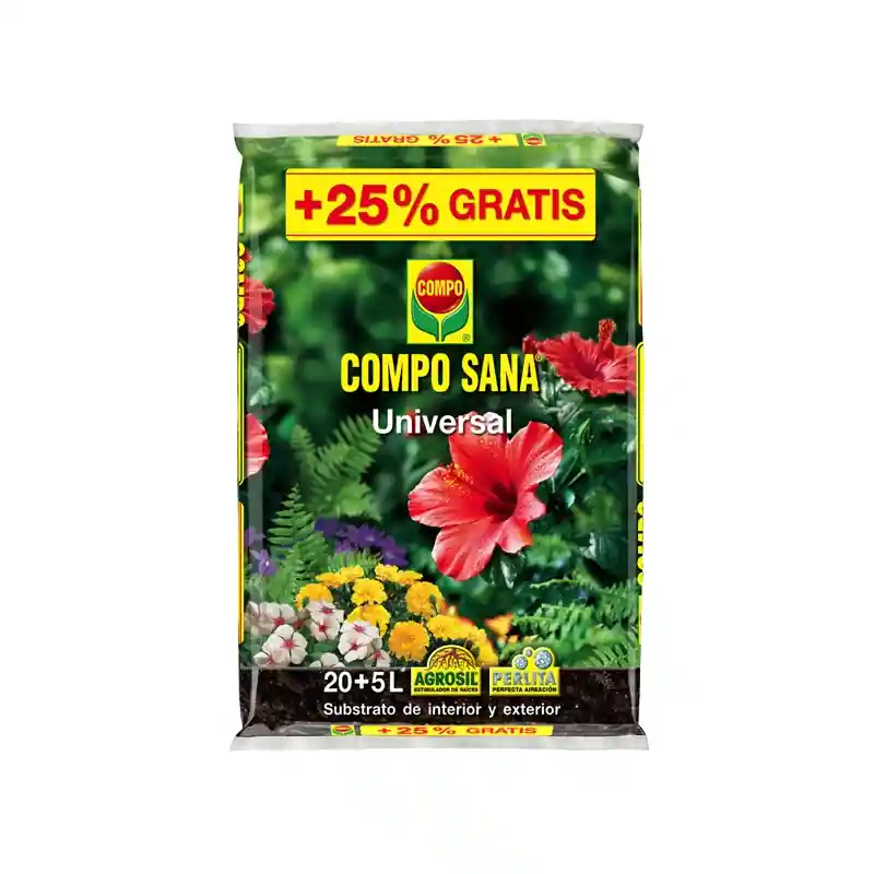 Substrato universal compo sana 20+5l gratis - Sustratos
