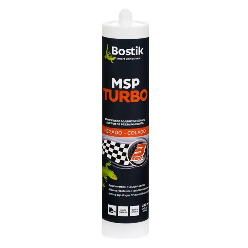 Adhesivo montaje bostik msp turbo blanco 290 ml - Adhesivos de montaje