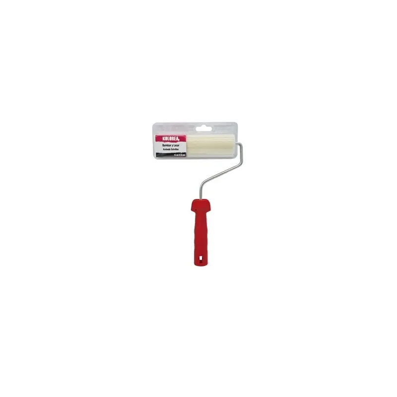 Rodillo barnizado-lacado velour d.30mm-15cm