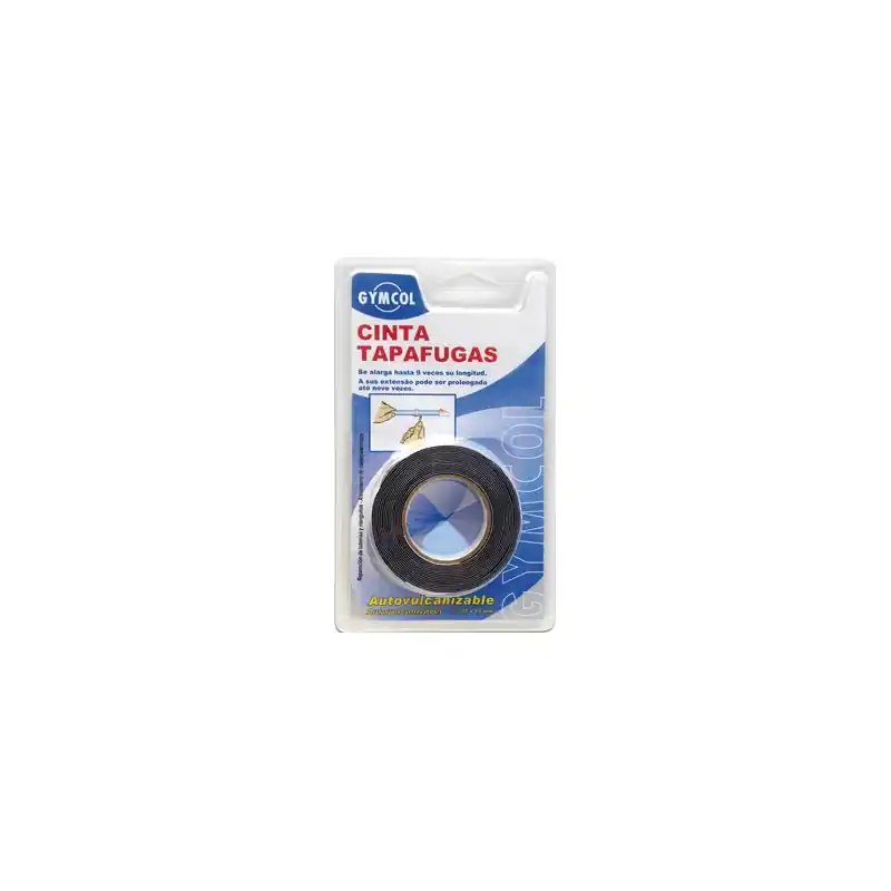 Cinta tapafugas autovulcanizable 2,5m x 19mm - Cinta americana