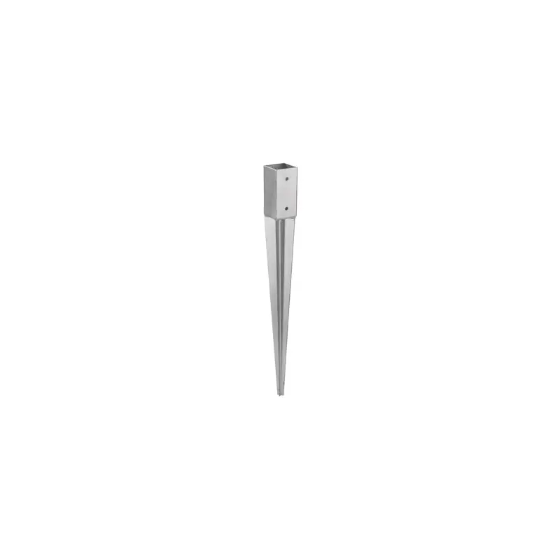 Pletina cuadrada con punta 71 x 750 x 150 mm - Postes de madera