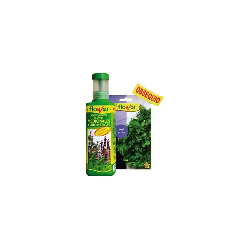 Abono liquido flower aromaticas con semillas
