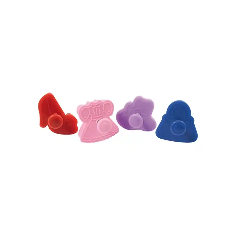 Corta galletas silikomart mujer 4 unidades - Cortapastas
