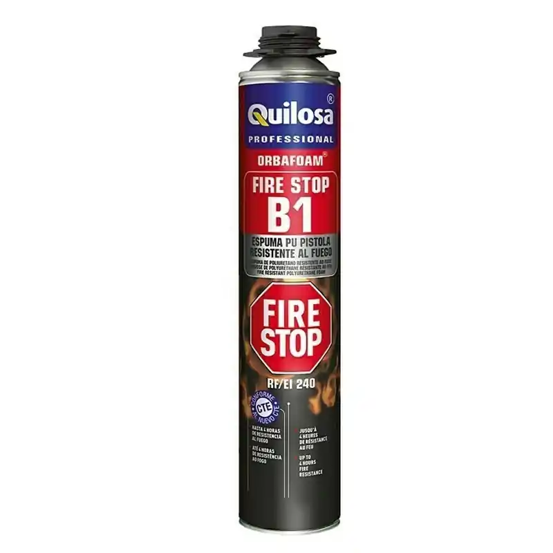 Espuma poliuretano quilosa orbafoam fire stop pistola 750 ml - Espuma de poliuretano