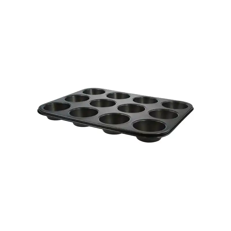 Molde antiadherente aluminio ambit muffins 12 unidades - Moldes reposter?a antiadherente