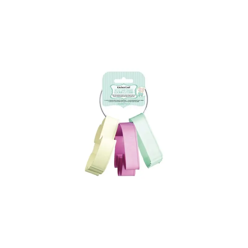 Cortador de galletas fondant bebe 3 unidades - Cortapastas