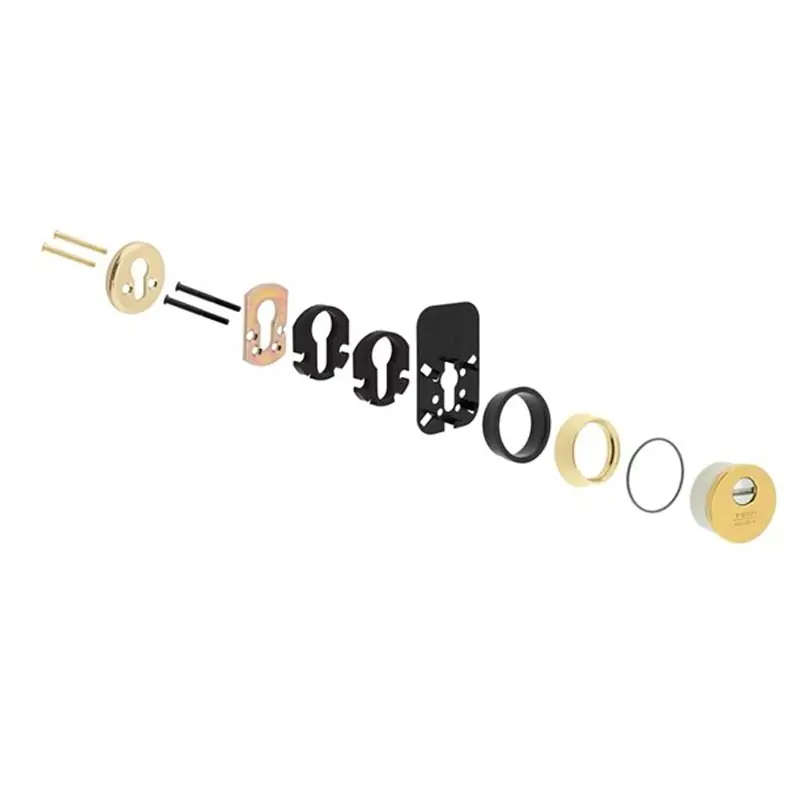 Escudo seguridad tesa e800 dorado - Bombines y cilindros