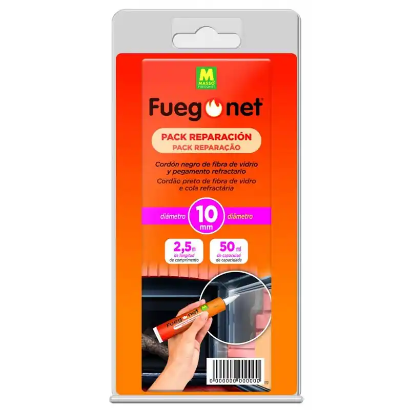 Reparador chimenea y estufas cordon 10 mm fuegonet - Mantenimiento de calefacción