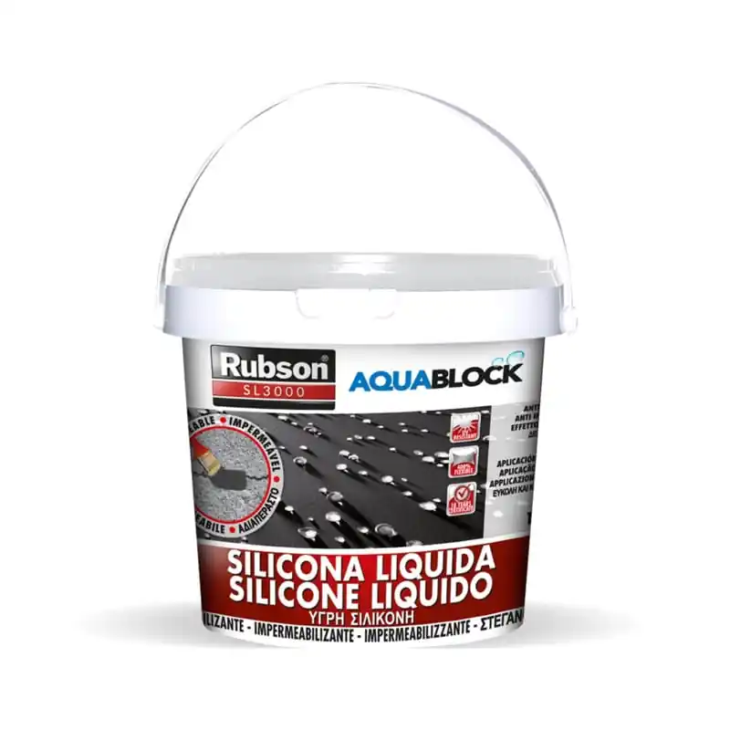 Silicona liquida rubson sl3000 1 kg blanco - Impermeabilizante exterior