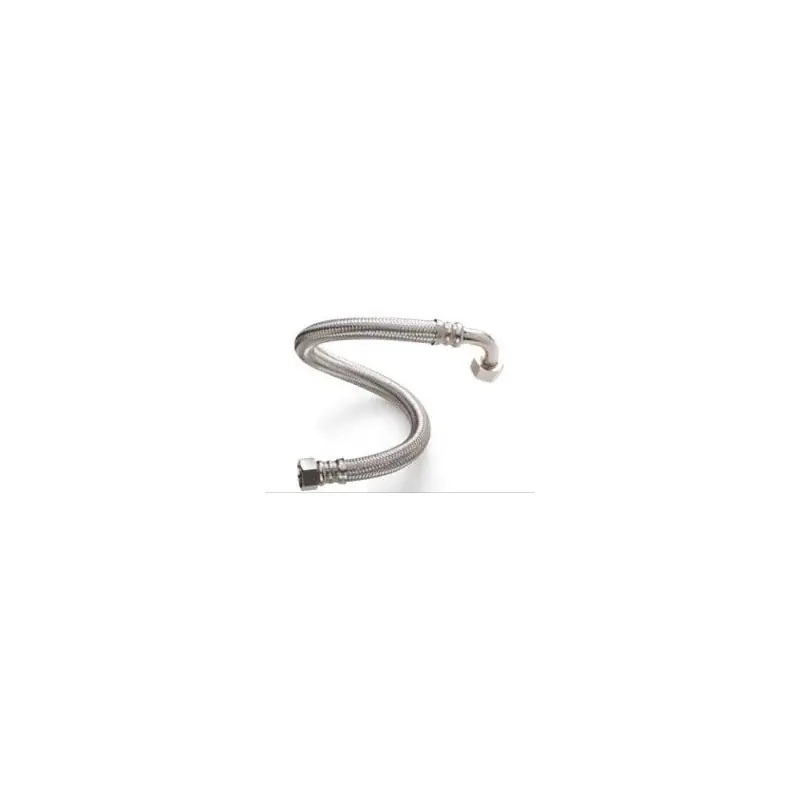 Conexion flexible acero inox curvo macho 3/8 hembra 3/8 35 cm - Conexiones para agua