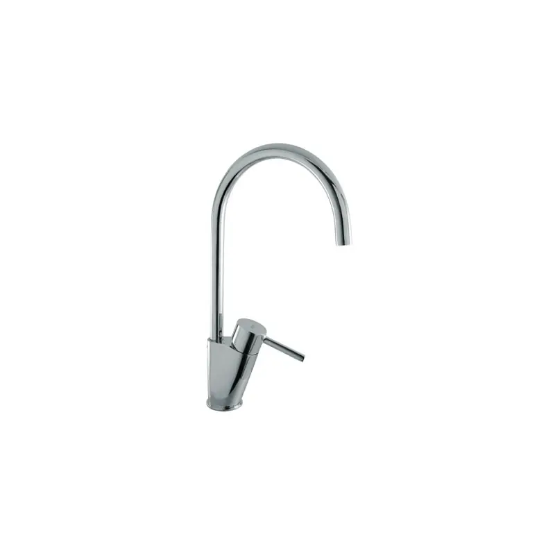 Monomando alplus fregadero vertical tres cromo 183341 - Monomando cocina de repisa