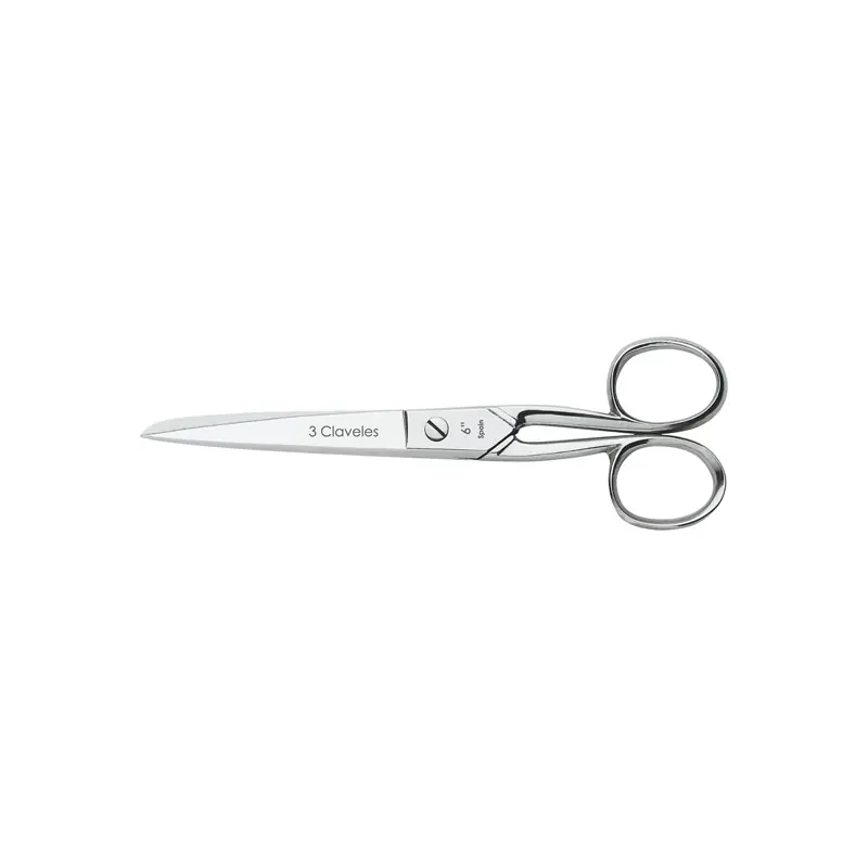Tijera costura niquelada 3 claveles 00018 5.5" - Tijeras de costura