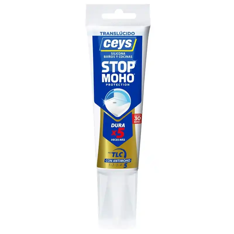Silicona ceys stop moho 125ml translucido - Siliconas y masillas