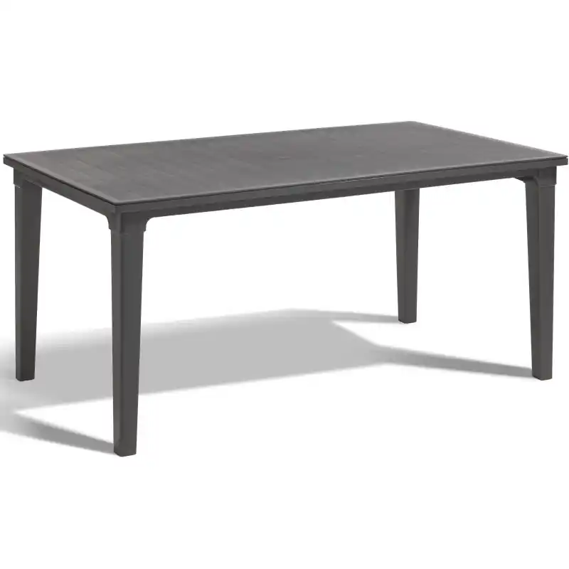 Mesa resina keter futura 165x94 cm grafito - Mesas de jardín