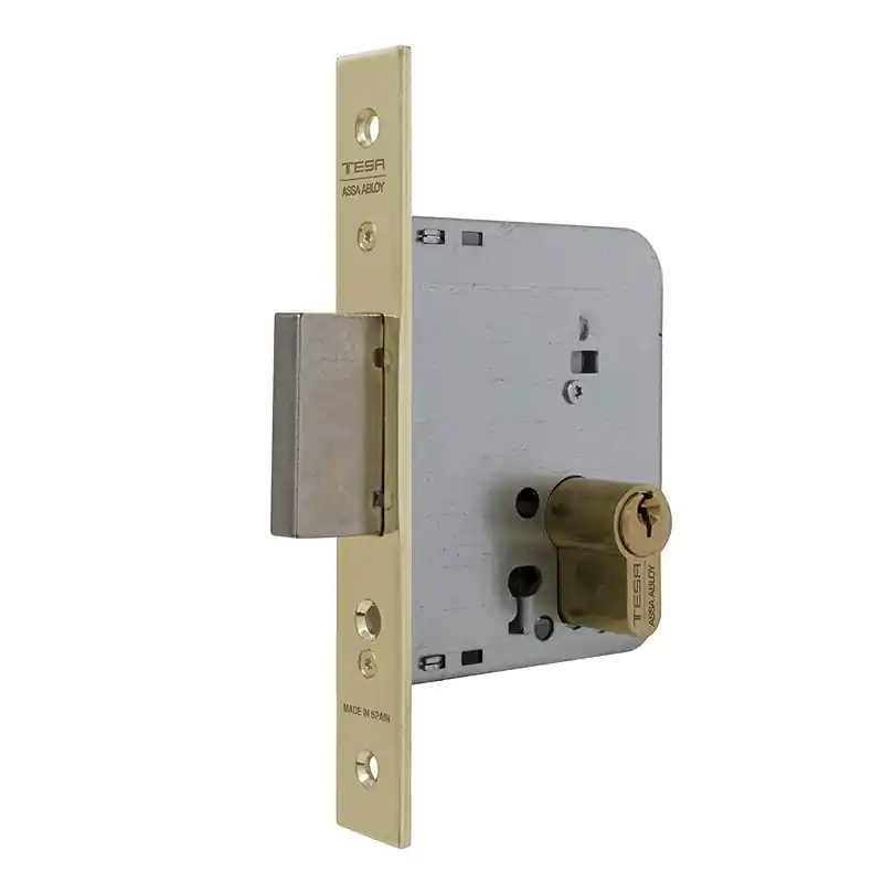 Cerradura tesa 2031/50 embutir laton - Cerraduras Tesapuertas madera