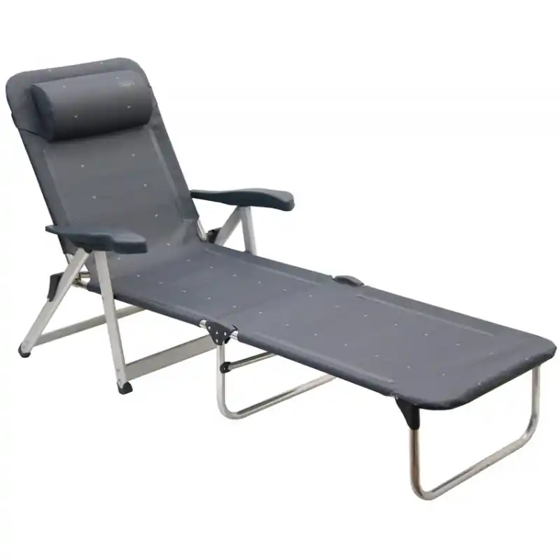 Tumbona plegable aluminio cama crespo reforzado - Tumbonas jardín