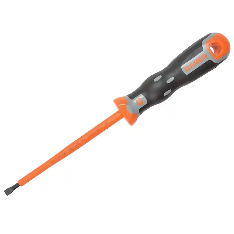 Destornillador aislado punta recta bahco serie tekno 8 - Destornillador electricista