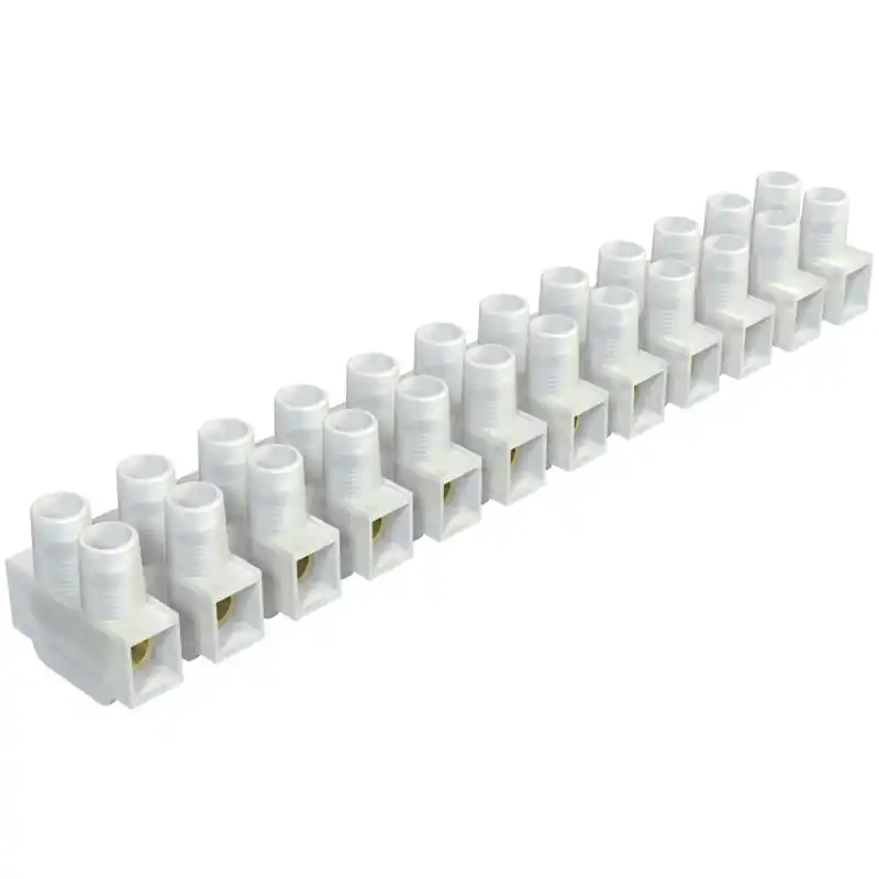 Regleta conexion 16 mm blanca electrica homologada - Regleta de conexión