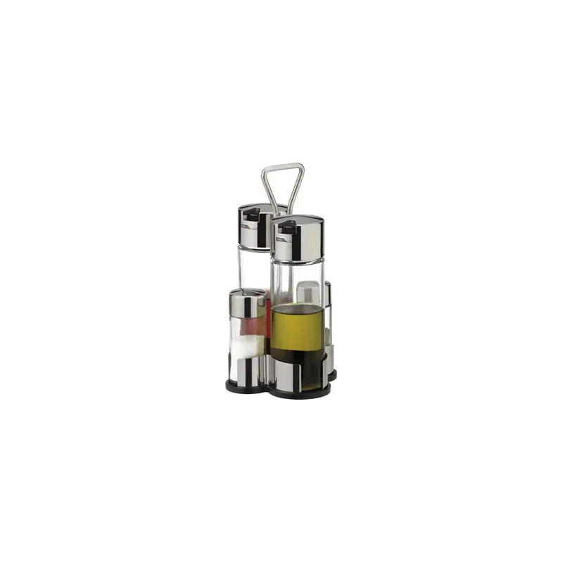 Vinagrera club brillo 4 piezas - Aceitera spray antigoteo