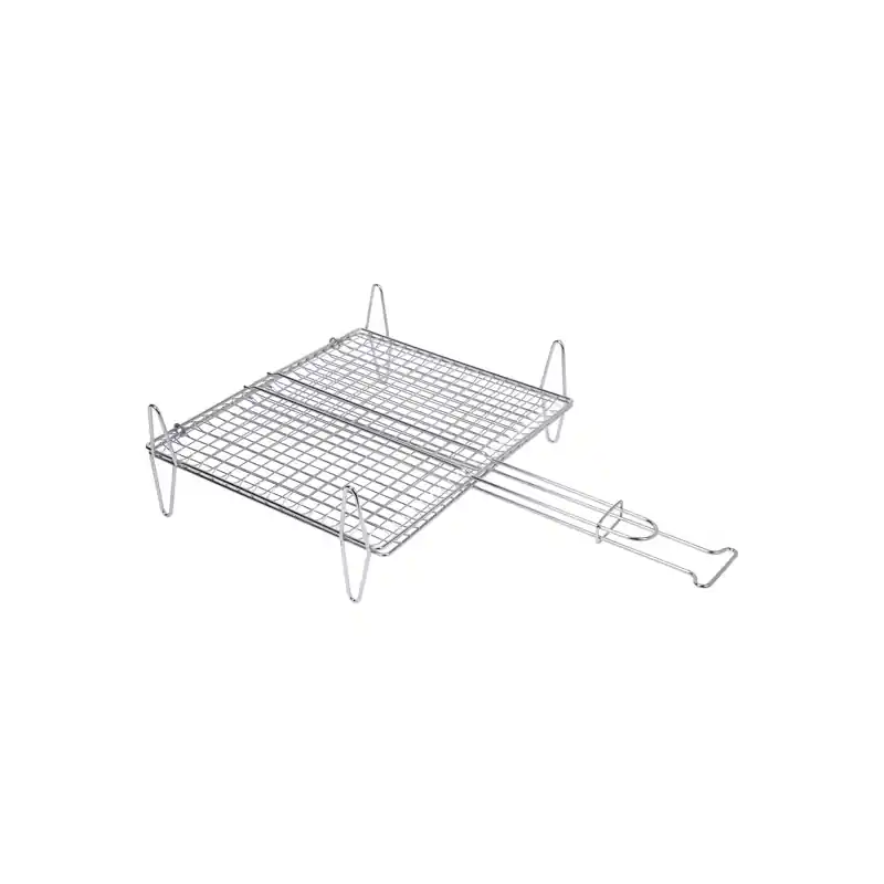 Parrilla pescado zinc 30 x 35 cm sauvic - Parrilla para barbacoa