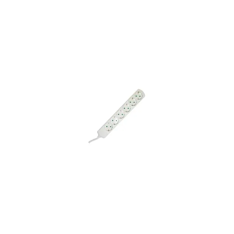 Base enchufe 6 tomas 1.5 m cable 10-16a 250v toma de tierra lateral