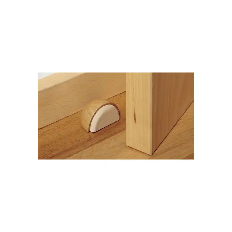 Tope puerta madera roble adhesivo 2039-3a
