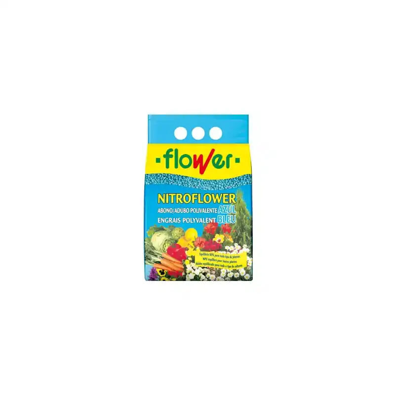 Abono polivalente nitroflower azul 2,50 kg