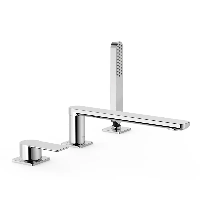 Monomando bañera repisa tres loft 220 mm cromo 200.162.01 - Griferia Loft-Tres