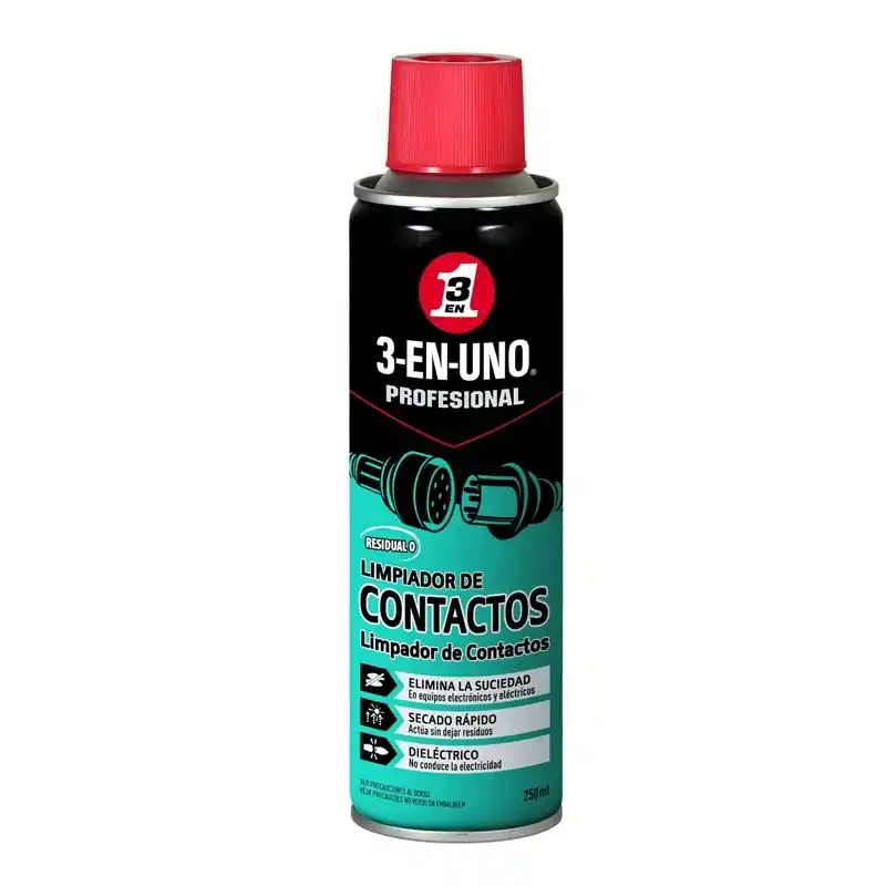 Limpiador de contactos 3 en 1 spray 250 ml - Aceites lubricantes