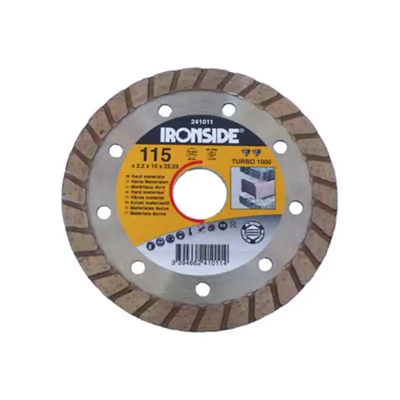 Disco de diamante ironside turbo 1000 115 mm - Discos de diamante