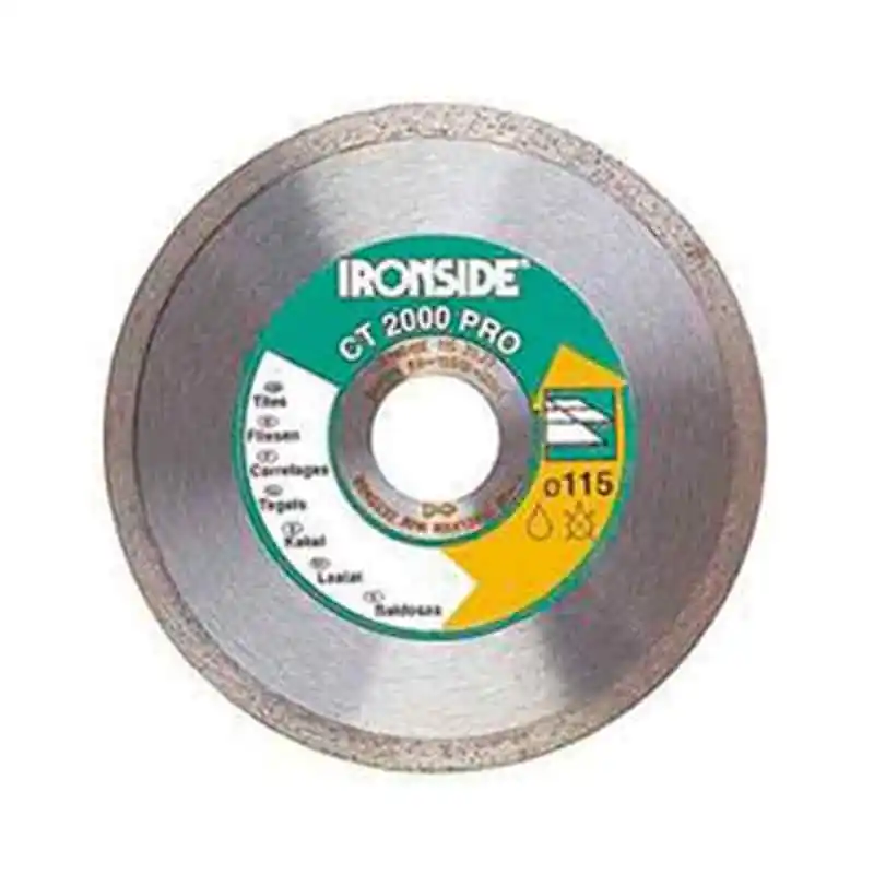 Disco de diamante ironside ceramico ct2000 profesional 115 mm - Discos de diamante