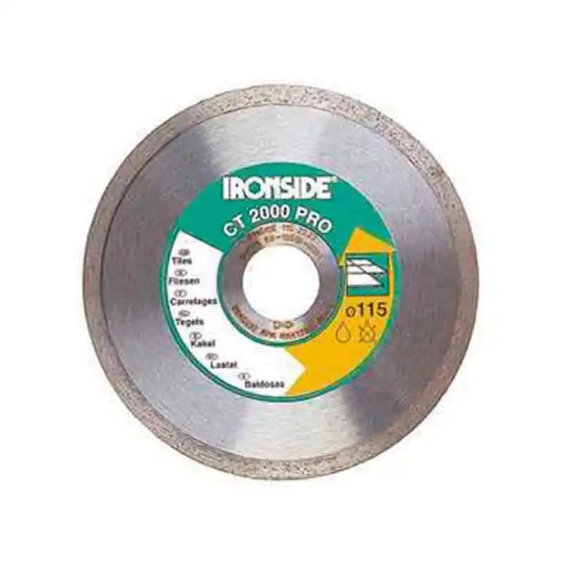 Disco de diamante ironside ceramico ct2000 profesional 125 mm - Discos de diamante