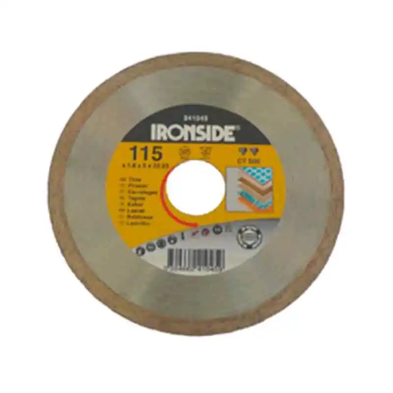 Disco de diamante ironside ceramico ct500 profesional 115 mm - Discos de diamante
