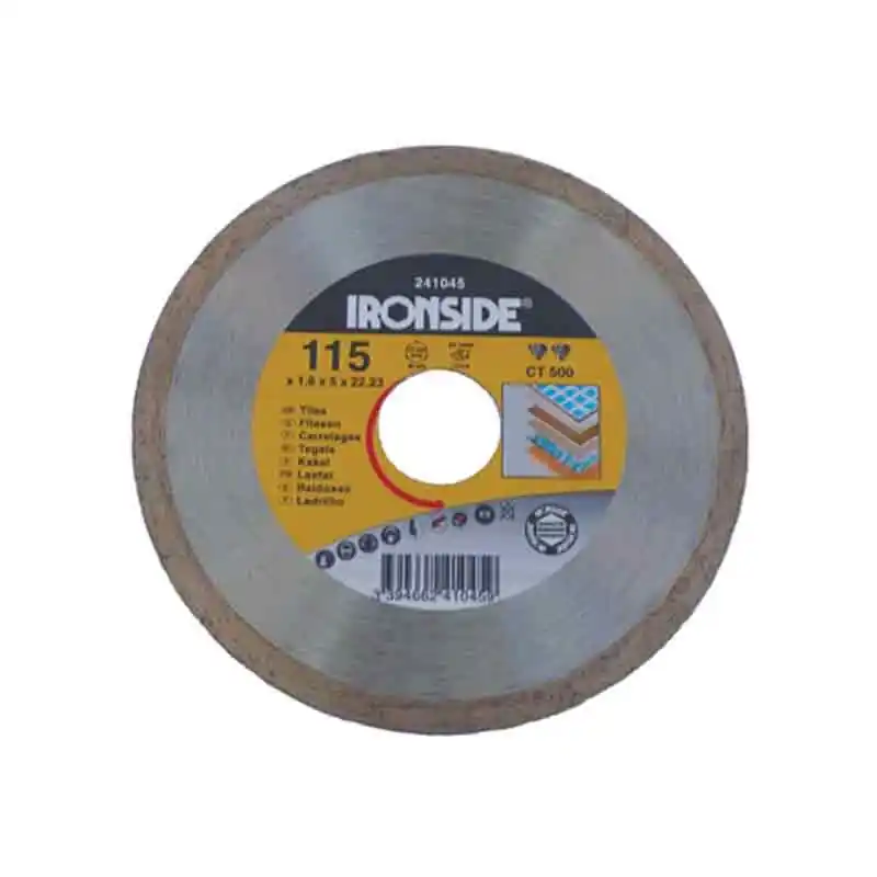 Disco de diamante ironside ceramico ct500 profesional 125 mm - Discos de diamante